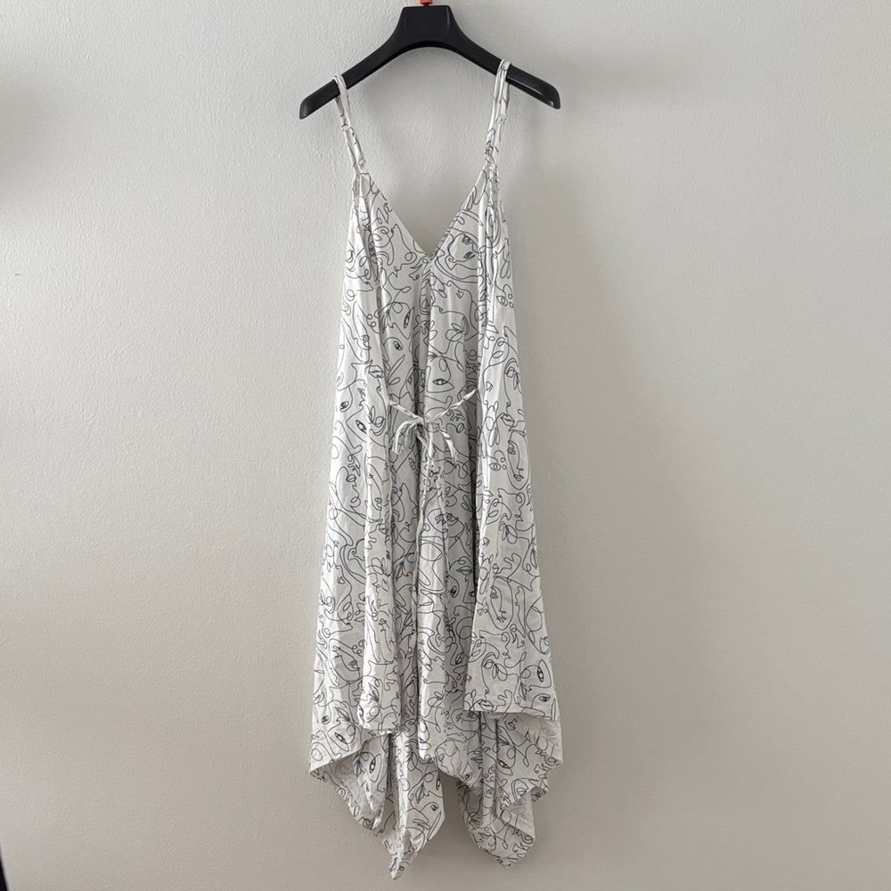 Cost Plus World Market Face Print Jumpsuit